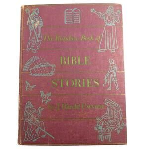 The Rainbow Book Of Bible Stories J. Harold Gwynne Vintage 1956 1st Edition